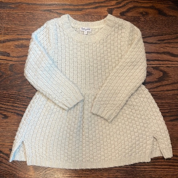 Splendid Sweeter Dress, Beige with metallic shimmer, 4T. (173) - Picture 1 of 12